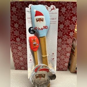 African American Bamboo and Silicone 3 Piece Baking Set